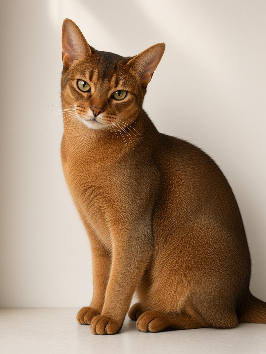 Elon's Cat sitting on a windowsill, silver tag visible